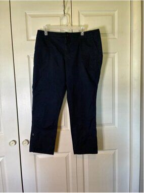 Women's Tommy Hilfiger Navy Capris Plus Size 14